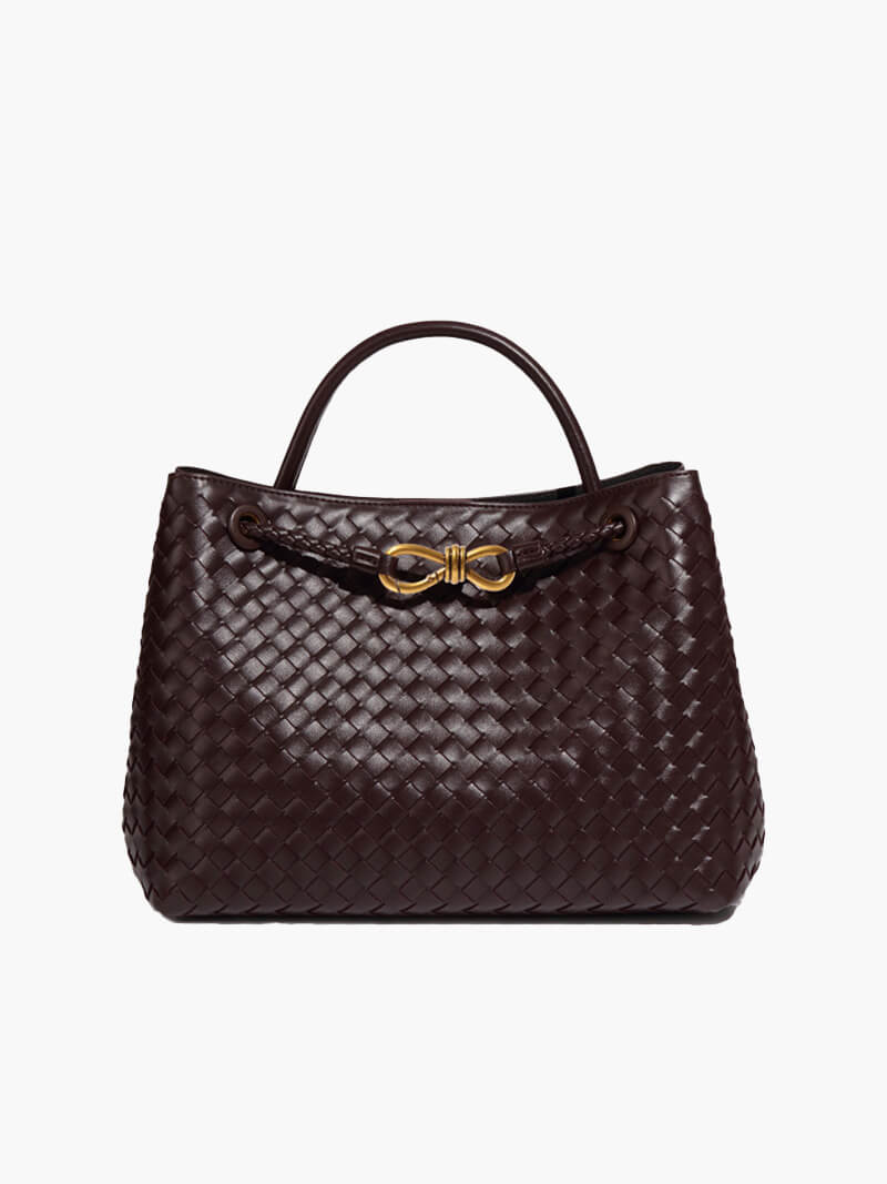 Carlee | Gevlochten Mini-Tas met Elegante Accent