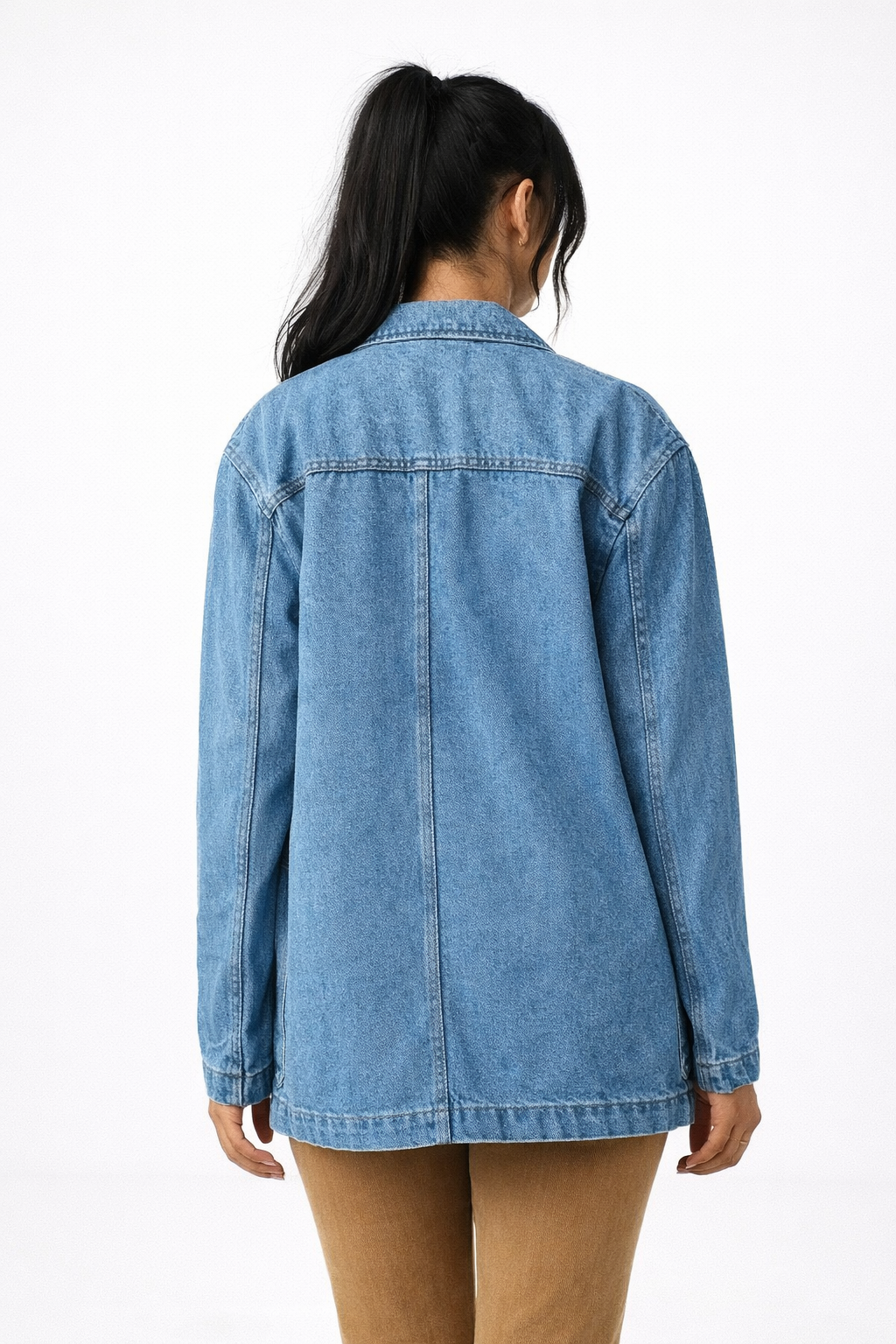 Chanel Casual Denim Blazer Jacket
