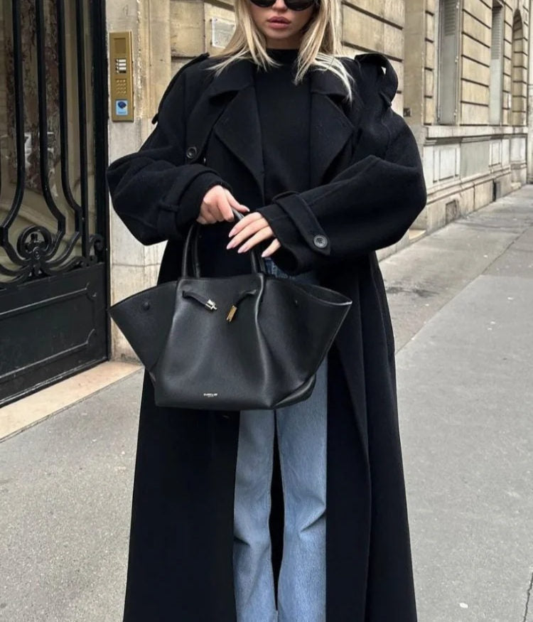 Dames double-breasted trenchcoat