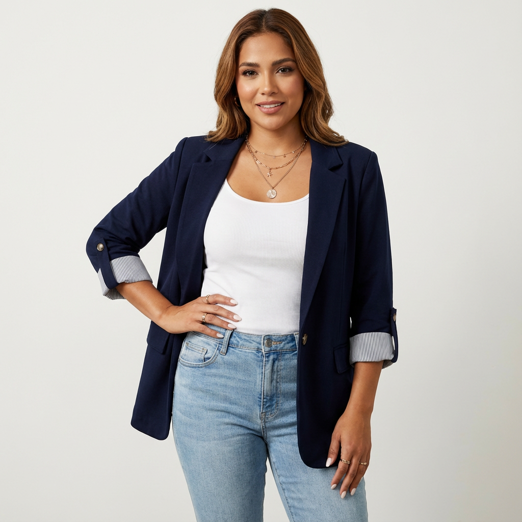 Elegante blazer voor dames met getailleerde pasvorm