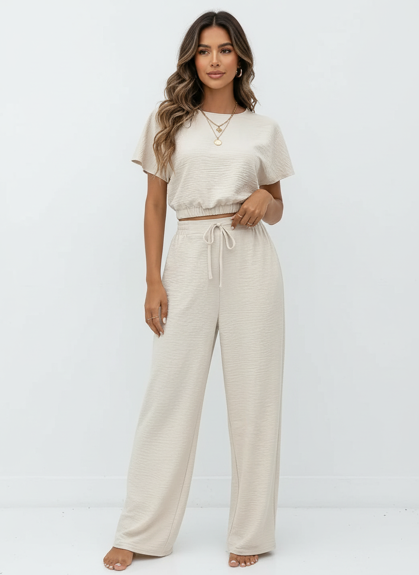 Elegante tweedelige lounge set dames – Hanny