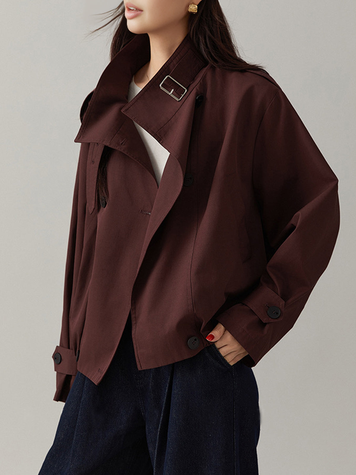Gianna Herfst – Soepele Structuur – Modern Utility Jacket