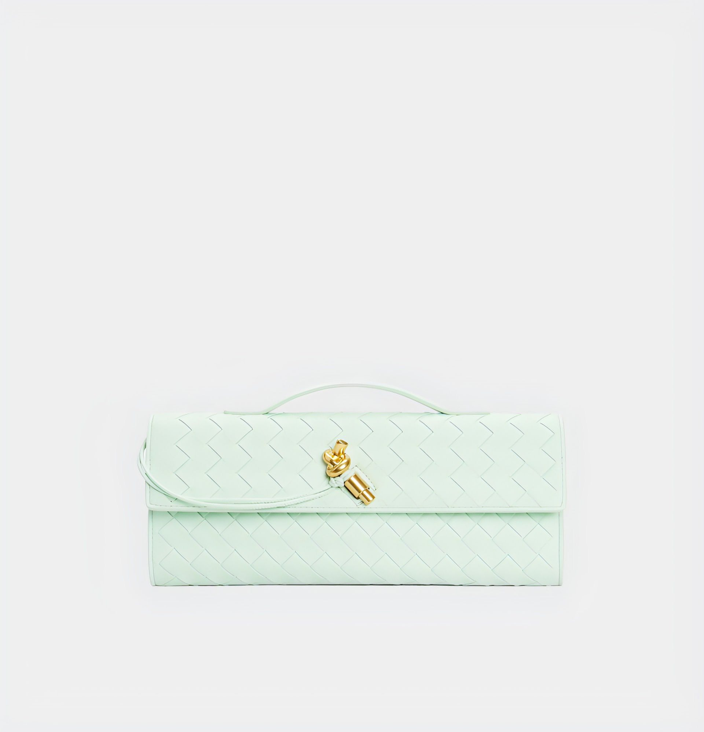 Handgeweven Leren Schoudertas voor Stijlvolle Crossbody Draagwijze