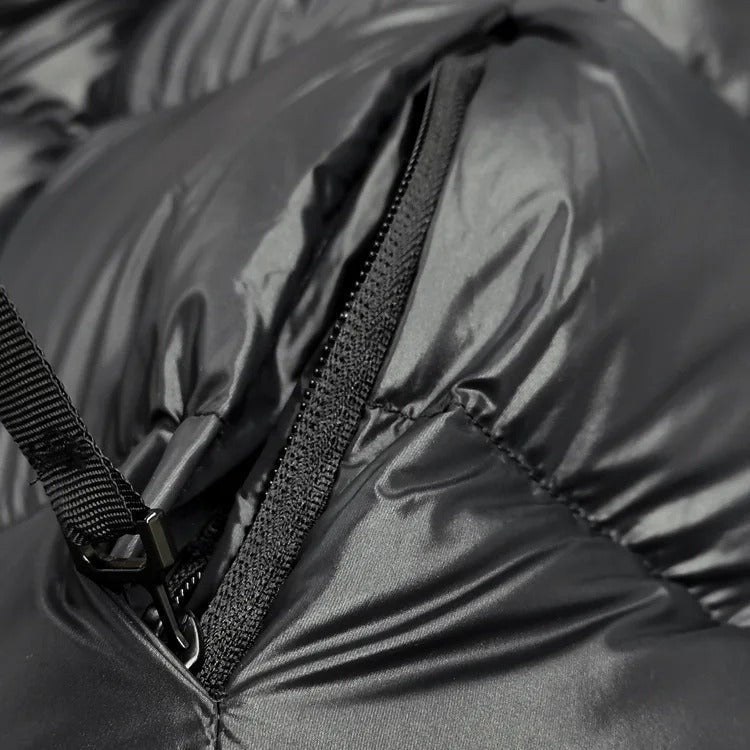 Lange warme winterjas voor dames