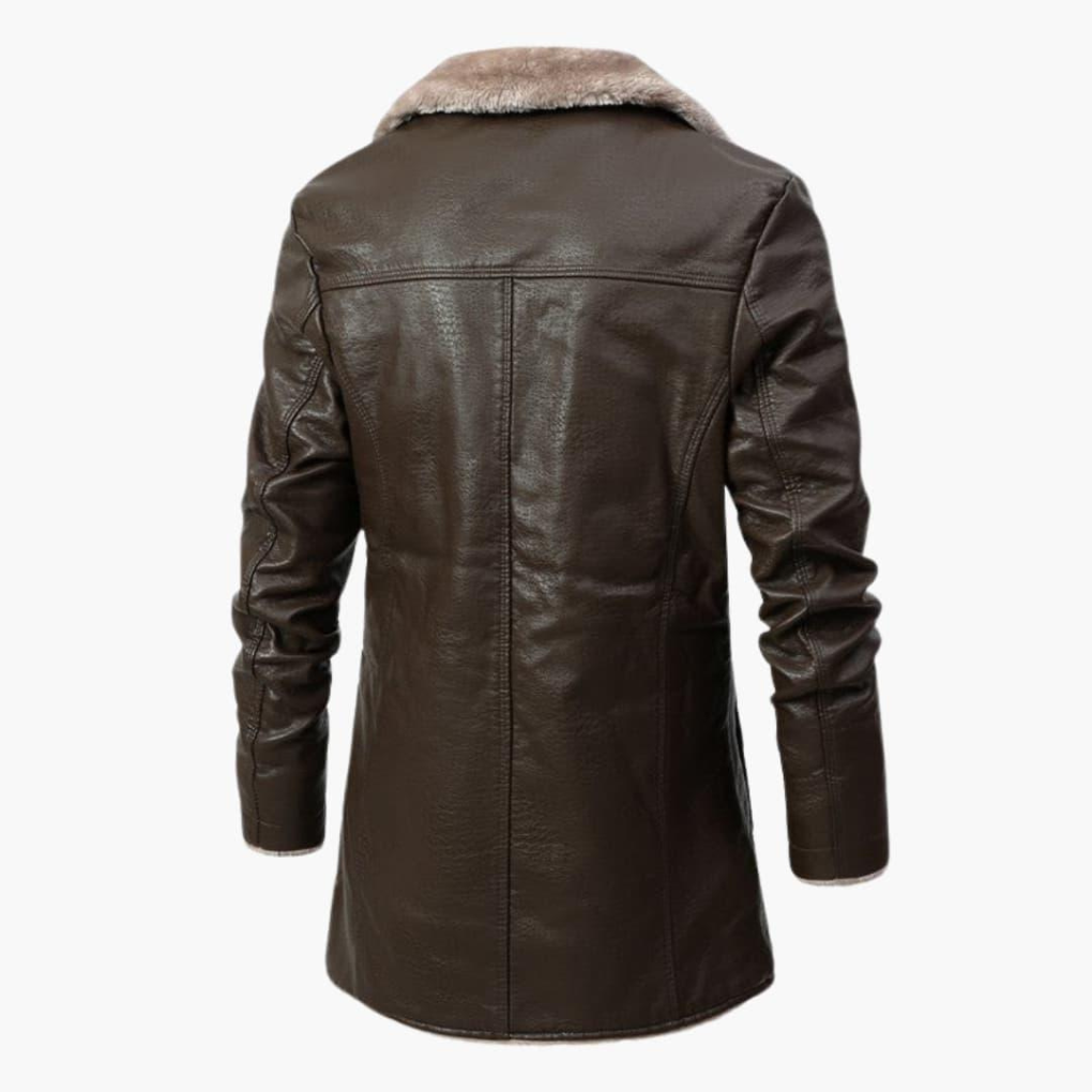 Luxe dames mantel met zachte teddyvoering en elegante uitstraling