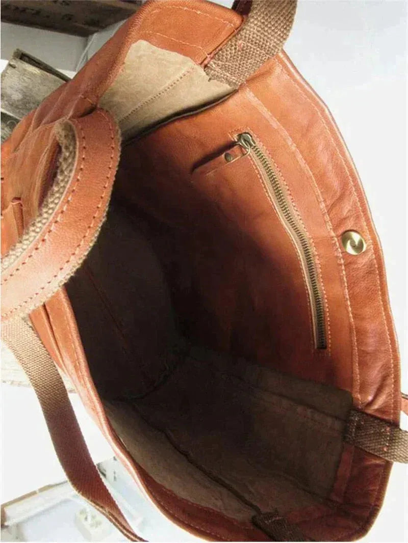 Luxe ruime vintage handtas