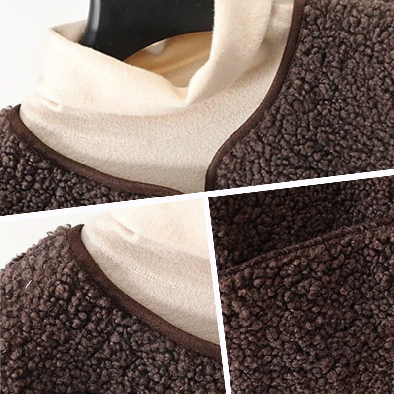 Mouwloos dames vest met knoopsluiting en zakken
