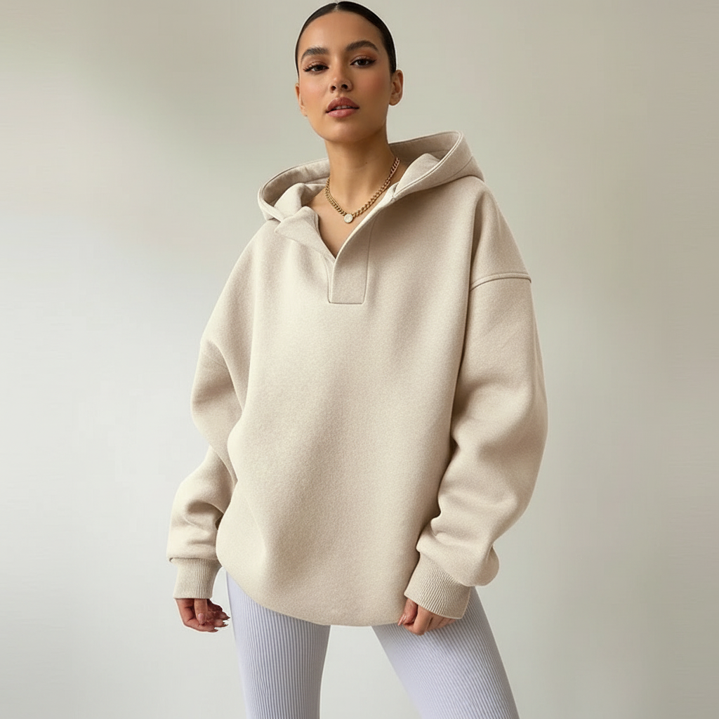 Oversized dames hoodie met capuchon – Sienna