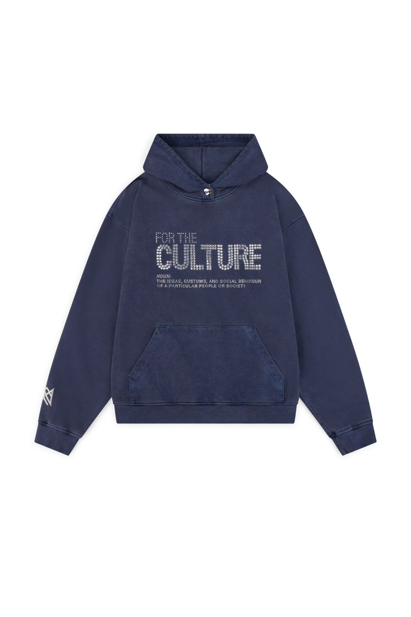 Oversized hoodie met statement details