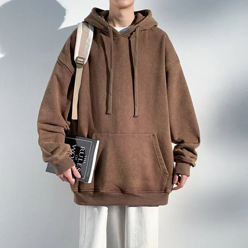 Oversized washed hoodie voor dames – Elara
