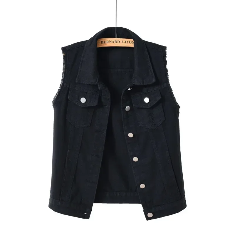 Stijlvol dames denim gilet – Amélie