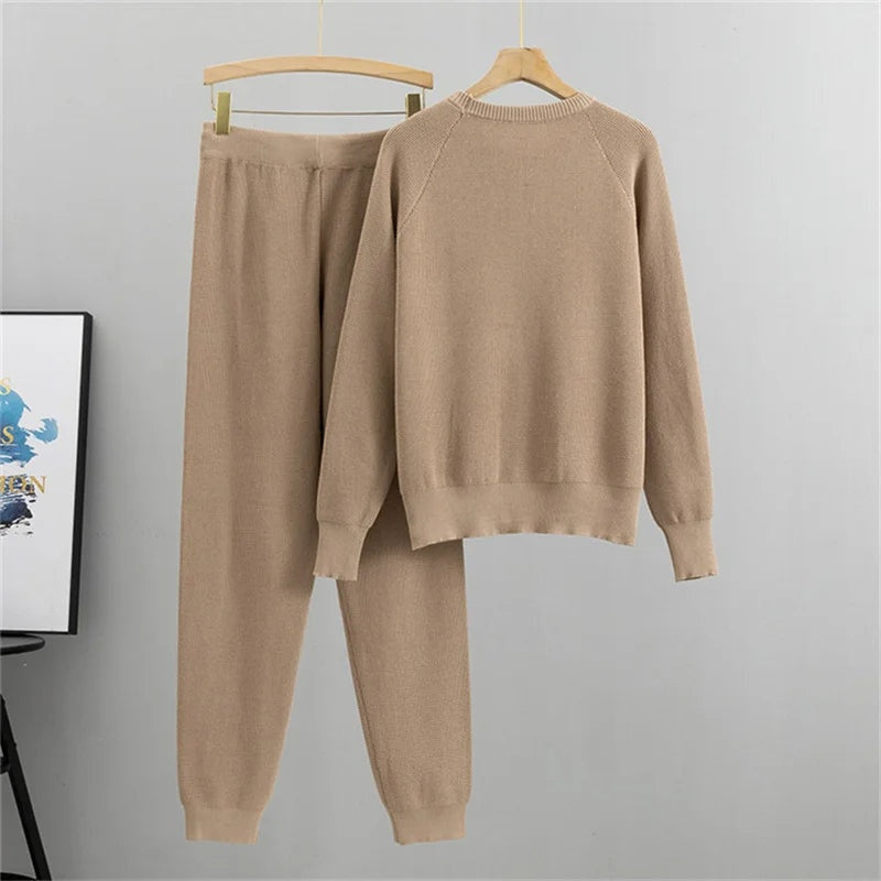 Zachte gebreide lounge set dames – Amélie