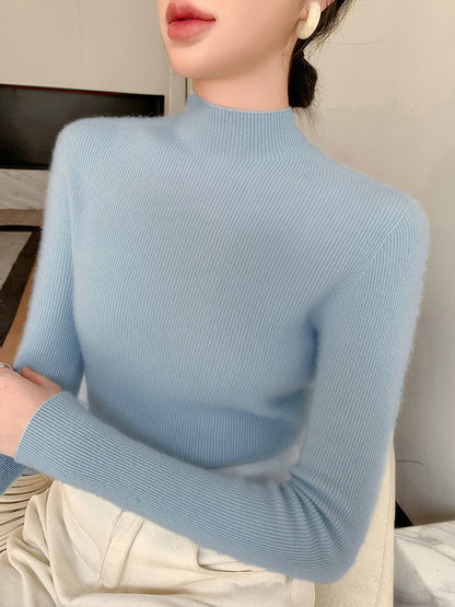 Premium Luxe Fijngebreide Col Sweater