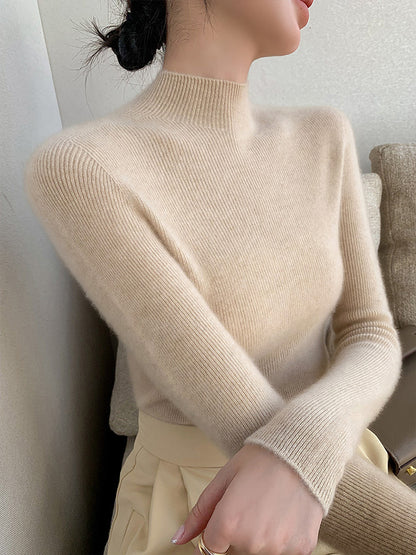Premium Luxe Fijngebreide Col Sweater