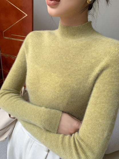 Premium Luxe Fijngebreide Col Sweater