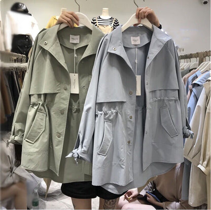 Sloane Utility Jacket – Lichtgroen & Lichtblauw