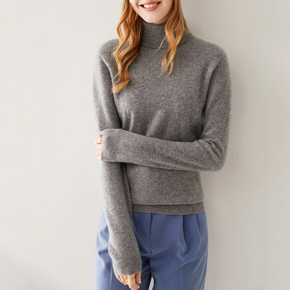 Celine Premium 100% Pure Kasjmier Coltrui Dames Luxe Fijngebreide Sweater