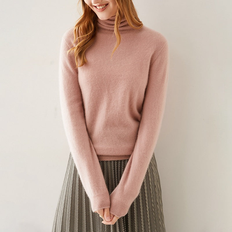 Celine Premium 100% Pure Kasjmier Coltrui Dames Luxe Fijngebreide Sweater