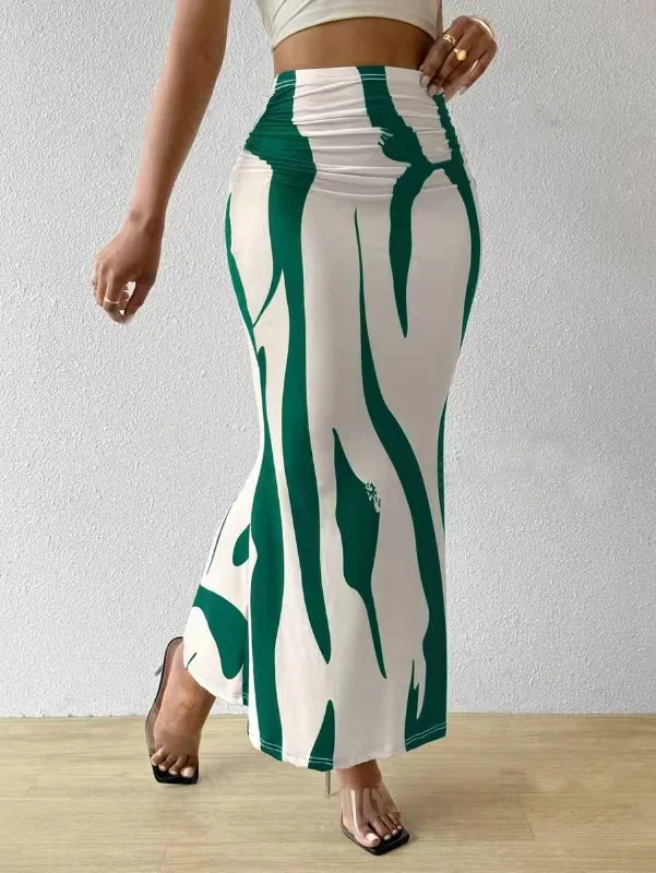 Abstracte maxi rok – Auberge