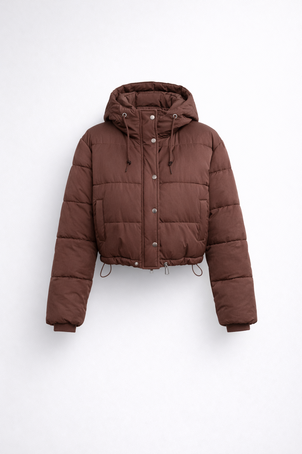 Sandra Vitale Herfst Winter – Warm Puffer – Cropped Hooded Jacket