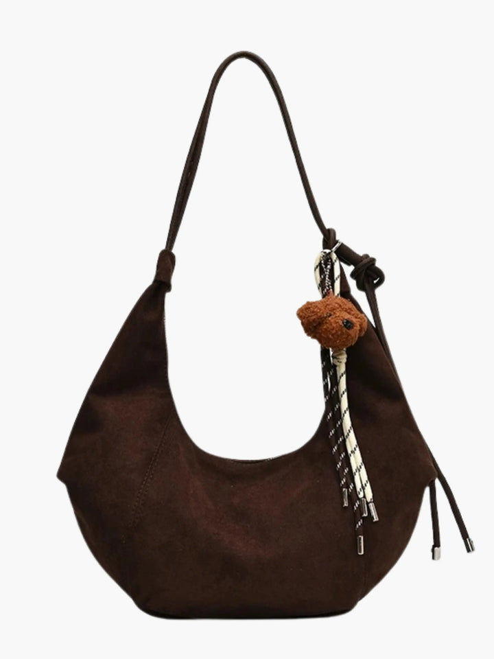 Amalia | Suède Boho-Chic Hobo Tas met Speelse Charme
