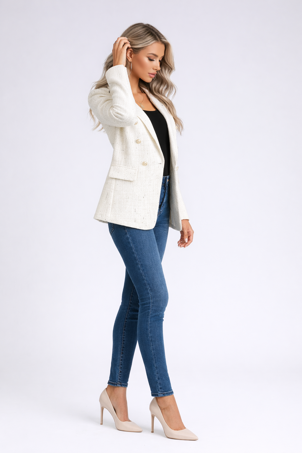 Amelie All-Season – Luxe Tweedlook – Tailored Blazer