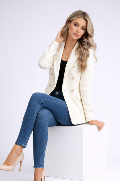 Amelie All-Season – Luxe Tweedlook – Tailored Blazer