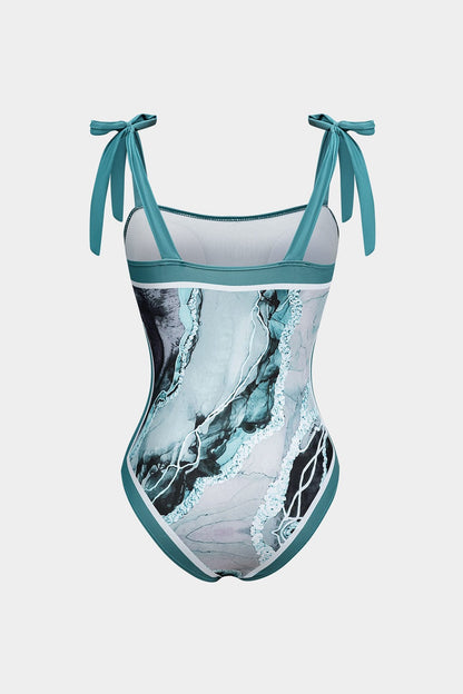 Aqua Angela Badpak Set | Figuurvormend, Verstelbare Strikbanden, Inclusief Pareo