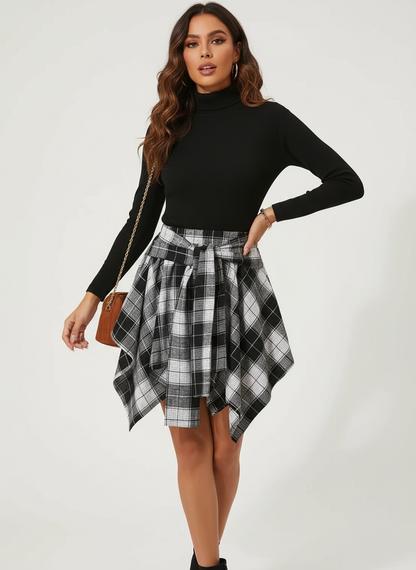 Asymmetrische dames rok – Rosalie