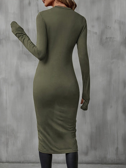 Asymmetrische wikkel tuniek dames met stretch – Livia