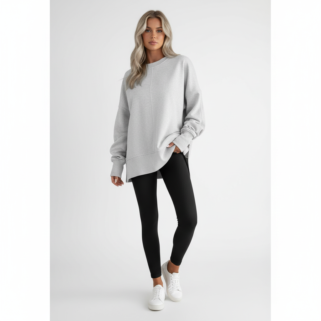 Bella Cozy Oversized Sweater Dames