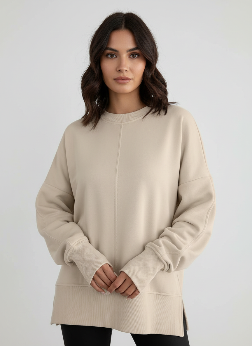Bella Cozy Oversized Sweater Dames