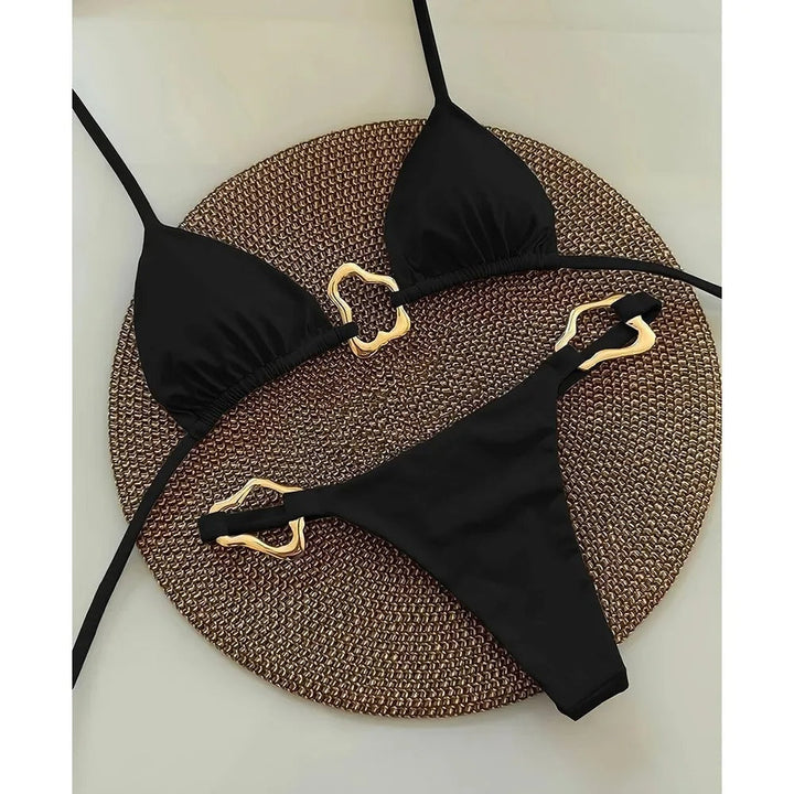 Bikini met gouden details – Aura