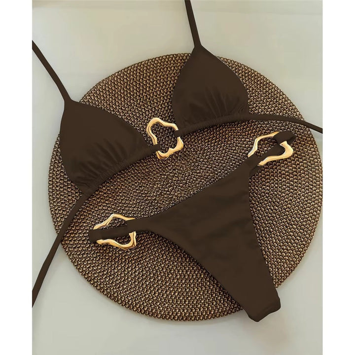 Bikini met gouden details – Aura