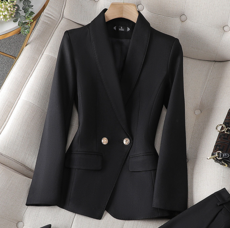 Blazer & pants set dames – elegant tweedelig pak