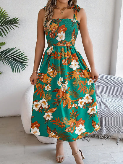 Bloemenprint dames zomerjurk – Capri