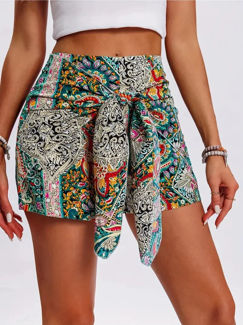 Boho paisley strikshort – Amélie