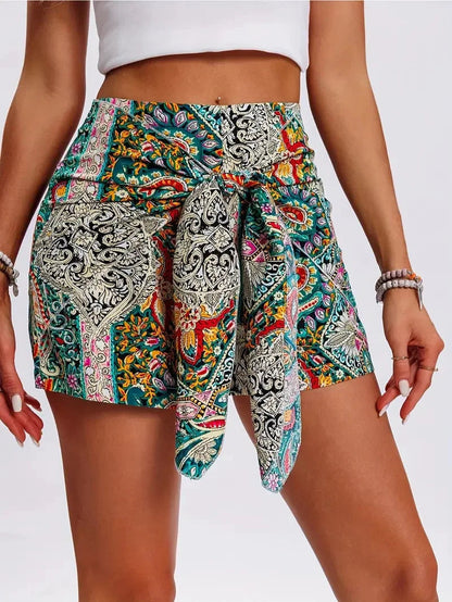 Boho paisley strikshort – Amélie