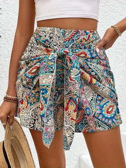Boho paisley strikshort – Amélie