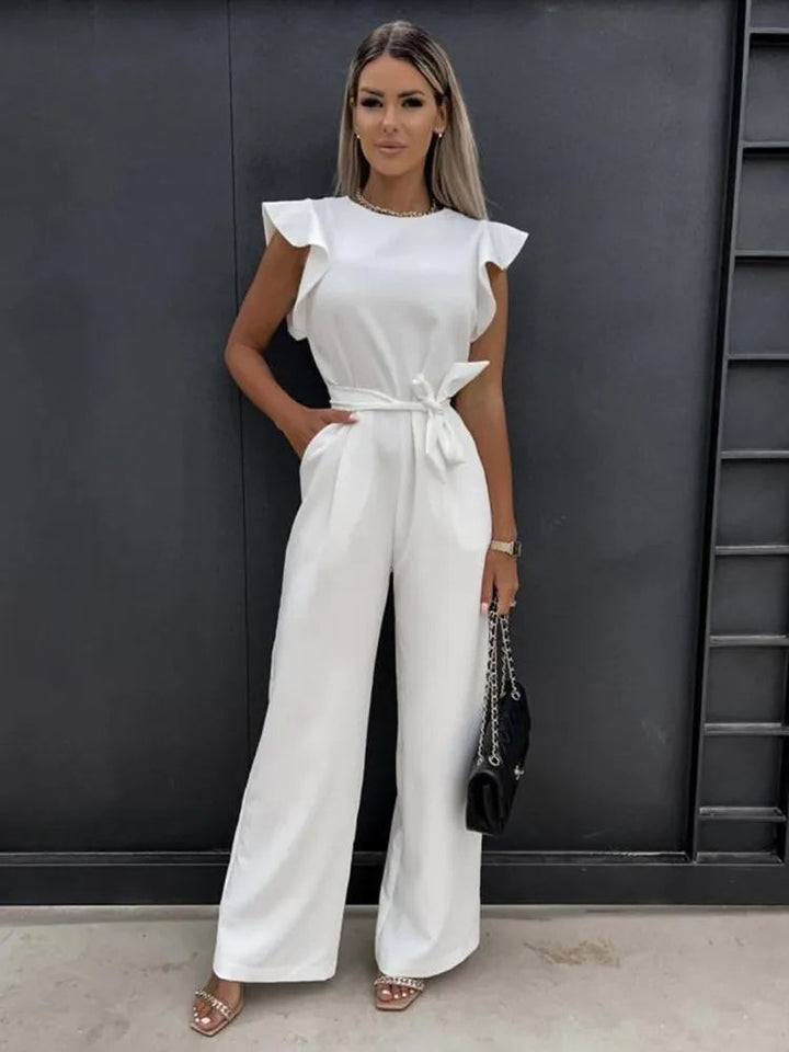 Alessia Elegante Mouwloze Dames Jumpsuit