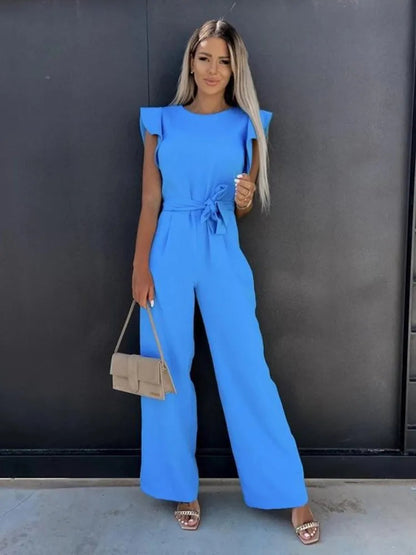 Alessia Elegante Mouwloze Dames Jumpsuit