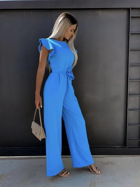 Alessia Elegante Mouwloze Dames Jumpsuit