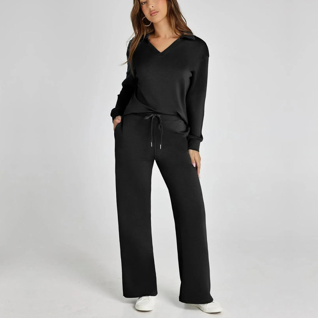 Breeze Lounge Set Dames Travelstof Tweedelige Set