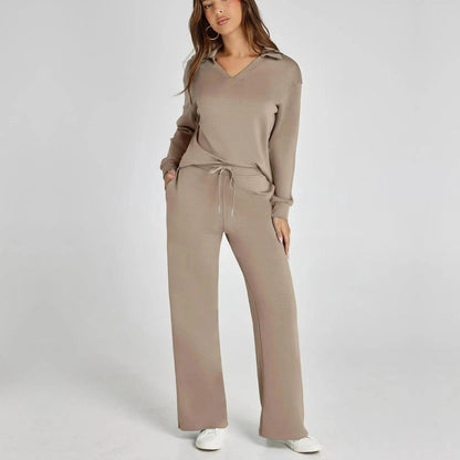 Breeze Lounge Set Dames Travelstof Tweedelige Set