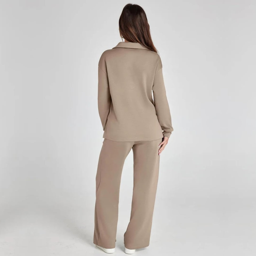 Breeze Lounge Set Dames Travelstof Tweedelige Set