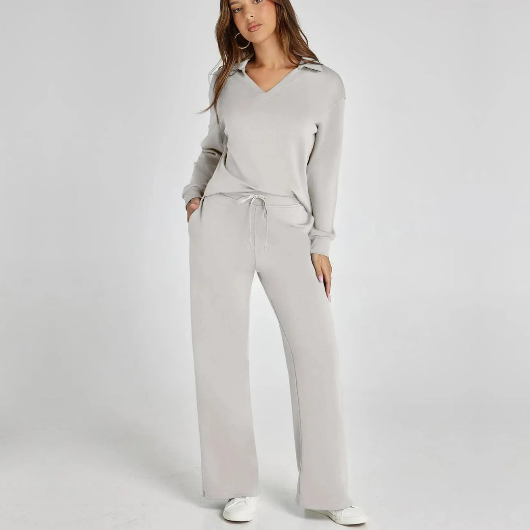 Breeze Lounge Set Dames Travelstof Tweedelige Set