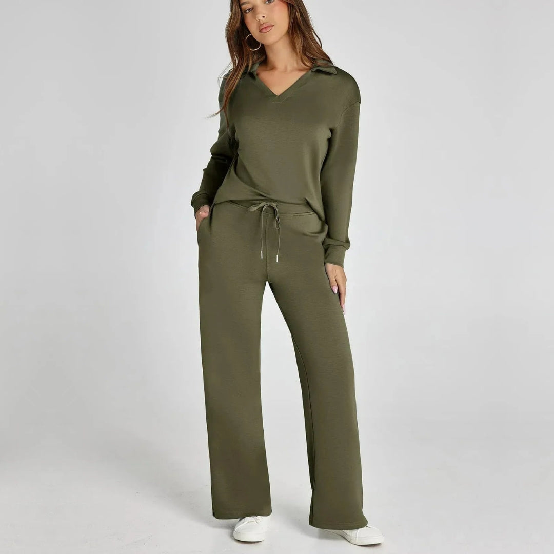 Breeze Lounge Set Dames Travelstof Tweedelige Set