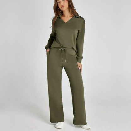 Breeze Lounge Set Dames Travelstof Tweedelige Set