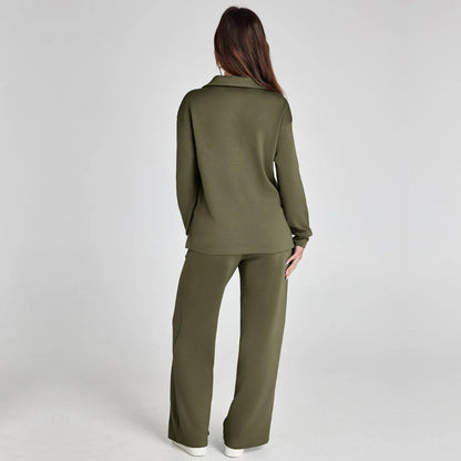 Breeze Lounge Set Dames Travelstof Tweedelige Set