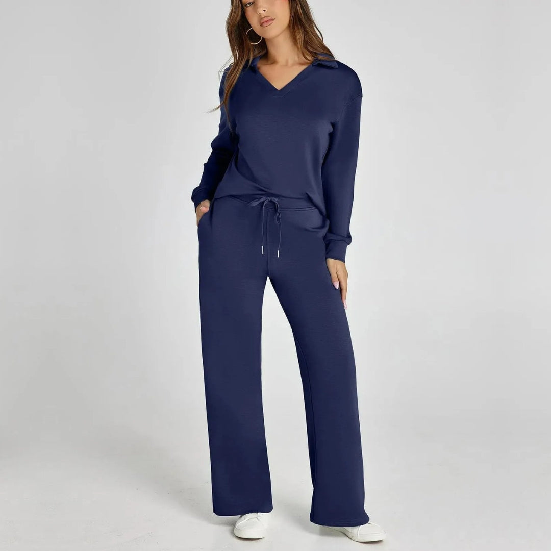 Breeze Lounge Set Dames Travelstof Tweedelige Set